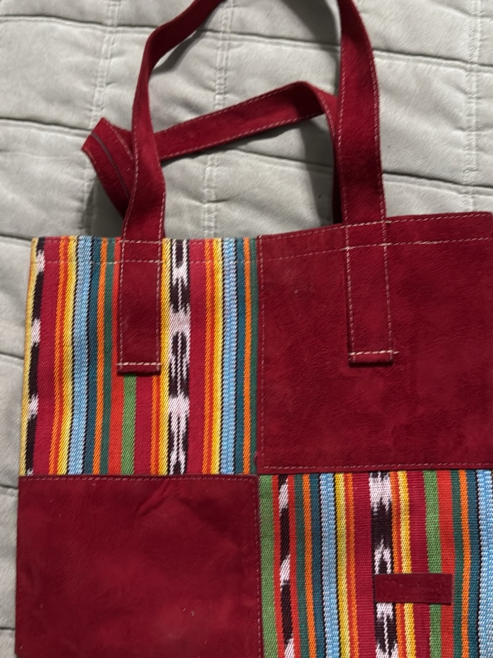 Red Multi-Stripe Women’s Tote Bag